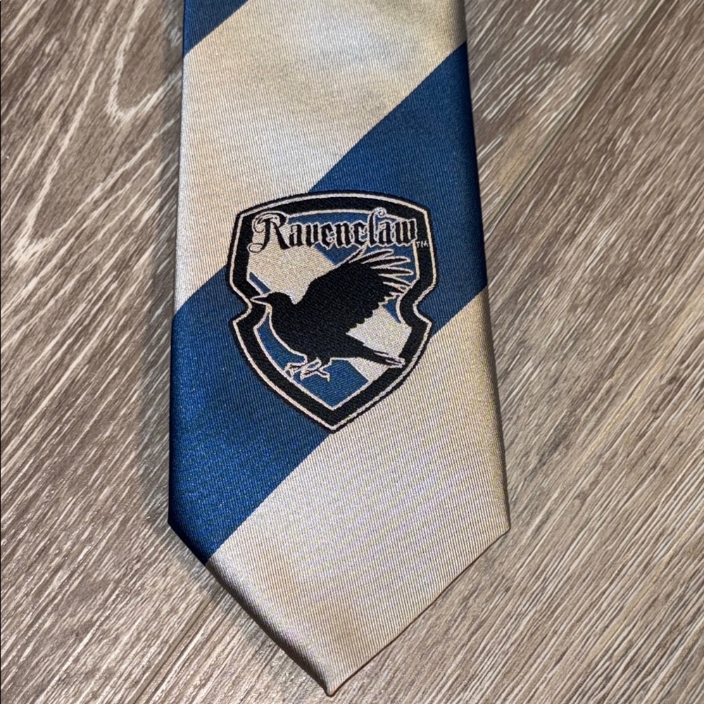 Warner Bros Harry Potter Ravenclaw Blue and SilverTie Stylish Accessory